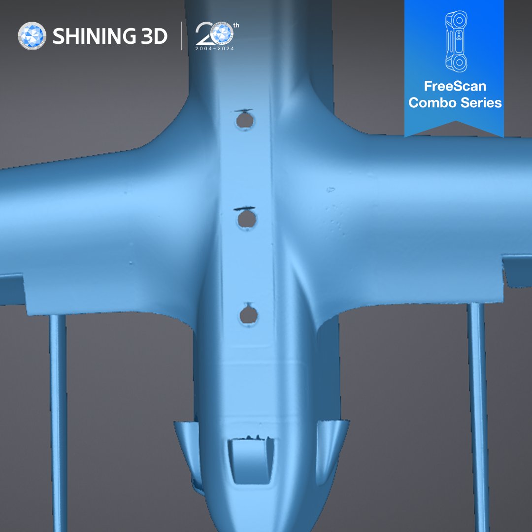 Shining3D's tweet image. The FreeScan Combo+ provides a perfect blend of flexibility and precision for scanning these intricate parts, enhancing UAV design and testing. 
🔗View the detailed scan here!
hubs.ly/Q02VYMQy0

 #Metrology #FreeScanCombo+ #UAV #3DScanning #PrecisionEngineering #Aerospace