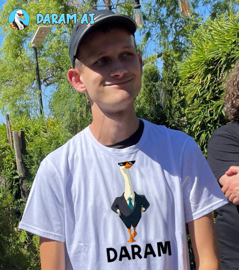 daramaicoin's tweet photo. Hi @VitalikButerin👋 

Should we send some #DARAMAI your way to support charity and donations? https://t.co/Ix1OIJuJej