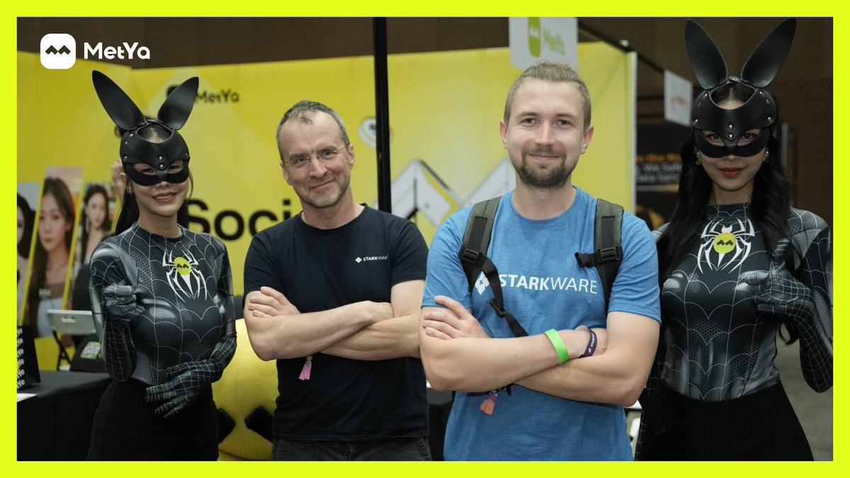 Metya_RU's tweet photo. Энергия на #SnowCrashSummit невероятная! 🎉

Стенд Metya заполнен волнением, пока участники исследуют будущее #SocialFi и #DatingFi.

Мы рады видеть так много людей, заинтересованных в том, чтобы присоединиться к нам в революции глобальной коммуникации с помощью ИИ и блокчейн-технологий.

Спасибо всем, кто посетил Booth G80 в залах 7-8! 🙌

📍 Место: IMPACT Exhibition and Convention Center

Давайте продолжим этот импульс и углубимся в мир #DePIN и социальных сетей #Web3.🌏💫

#Metya #SnowCrashSummit #Bangkok #AI #SocialFi #DatingFi #Ton #DePIN #Match