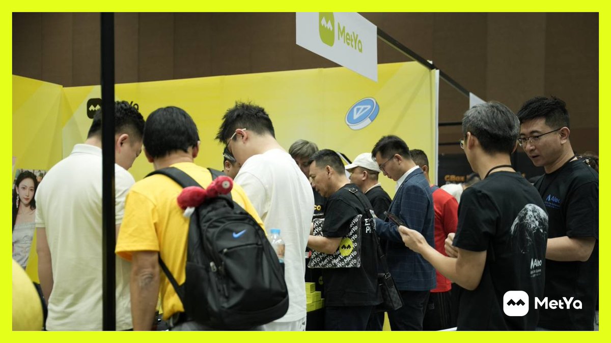 Metya_RU's tweet photo. Энергия на #SnowCrashSummit невероятная! 🎉

Стенд Metya заполнен волнением, пока участники исследуют будущее #SocialFi и #DatingFi.

Мы рады видеть так много людей, заинтересованных в том, чтобы присоединиться к нам в революции глобальной коммуникации с помощью ИИ и блокчейн-технологий.

Спасибо всем, кто посетил Booth G80 в залах 7-8! 🙌

📍 Место: IMPACT Exhibition and Convention Center

Давайте продолжим этот импульс и углубимся в мир #DePIN и социальных сетей #Web3.🌏💫

#Metya #SnowCrashSummit #Bangkok #AI #SocialFi #DatingFi #Ton #DePIN #Match