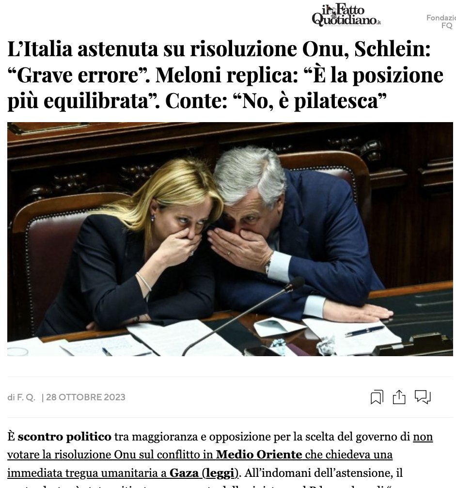 orsiniufficiale's tweet photo. Musk e Netajani.
Nessun cittadino americano può dire all'Italia cosa fare... In pubblico. In privato, invece, si riga dritto. Nella foto a destra, Antonio Netajani.
Nel mio ultimo libro, ho spiegato che Israele è uno Stato terrorista, di cui Antonio Tajani è un alleato strettissimo. Ecco perché il nostro ministro degli Esteri è noto come "Netajani".
Al seguente link troverete la documentazione relativa al terrorismo di Stato d'Israele e la corresponsabilità di Tajani nel genocidio a Gaza: https://t.co/xodGyh7jhi