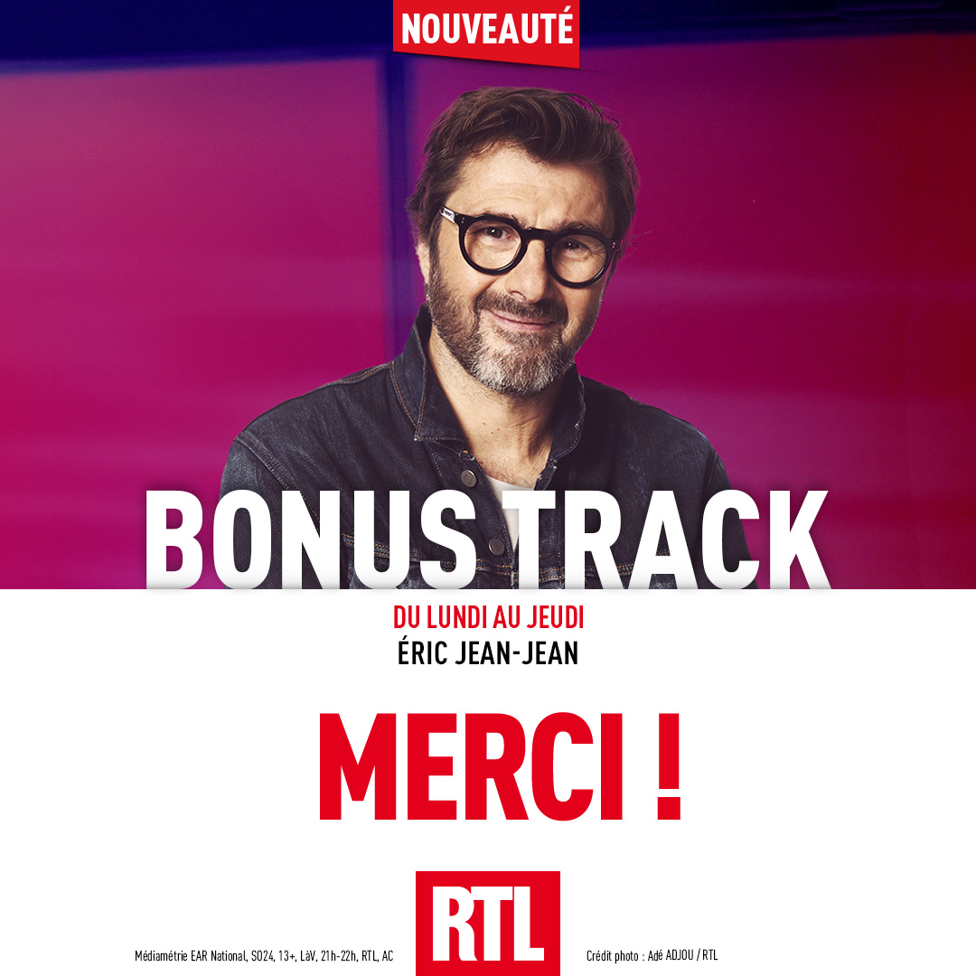 RTL Pro : RTL - RTL2 - FUN RADIO (@rtl_presse) on Twitter photo 🎙🔴 #AudiencesRadio MERCI !
Les anecdotes des grands tubes fédèrent toujours plus d'auditeurs chaque soir dans #BonusTrack de <a href="/eric_jeanjean/">Eric Jean-Jean</a> sur <a href="/RTLFrance/">RTL France</a> !
#Radio #Médiamétrie 🎙🔴 #AudiencesRadio MERCI !
Les anecdotes des grands tubes fédèrent toujours plus d'auditeurs chaque soir dans #BonusTrack de <a href="/eric_jeanjean/">Eric Jean-Jean</a> sur <a href="/RTLFrance/">RTL France</a> !
#Radio #Médiamétrie