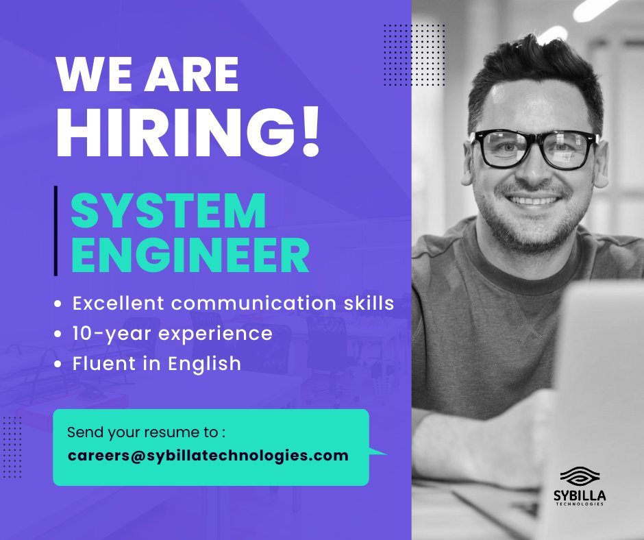 🚀 Become a System Engineer at Sybilla Technologies! Shape space systems, tackle complex designs, and enjoy perks like Telescopic Thursdays. Apply now!
🚀 sybillatechnologies.com/career/system-…

#NowHiring #SystemEngineer #JobOffer