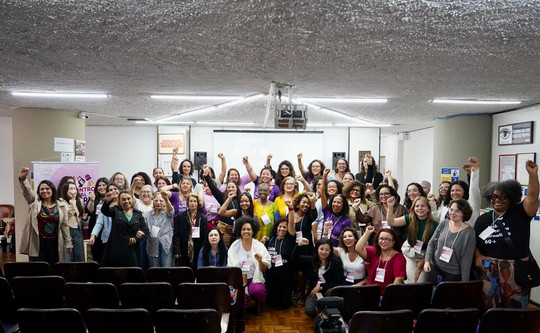 #Brazil🇧🇷: The 1st National Meeting of Women Journalists took place in São Paulo! It gathered 140 media professionals from across the region and passed resolutions aimed at building a safer, more equitable and respectful work environment. <a href="/FENAJoficial/">FENAJ</a> 
➡️ifj.org//media-centre/…