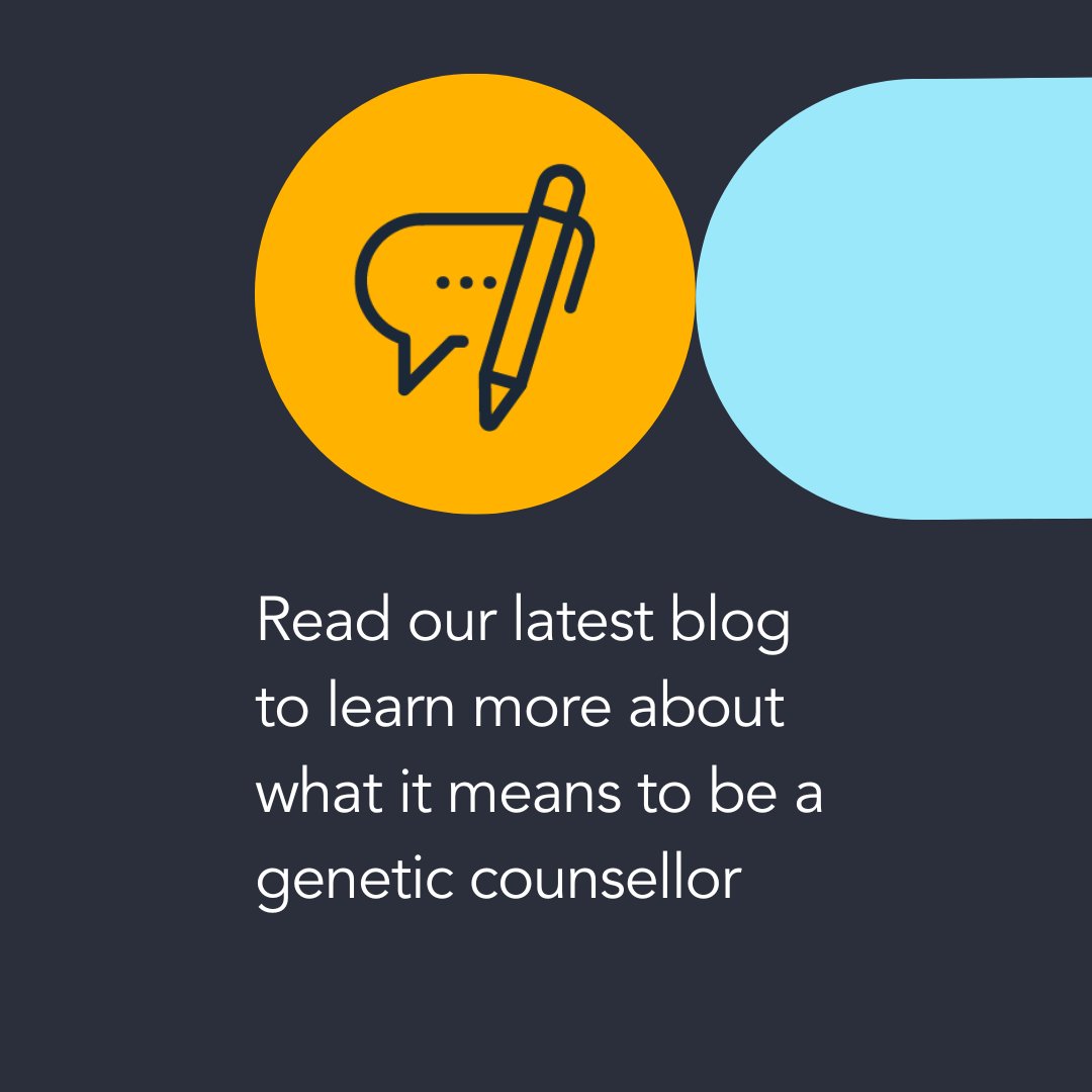 Today is Genetic Counsellor Awareness Day. Genetic Counsellors are an essential part of the clinical team, offering guidance and support to patients.

Wondering what it means to be a genetic counsellor? Read our latest blog: ow.ly/OmAl50U6L1S

#GCAwarenessDay