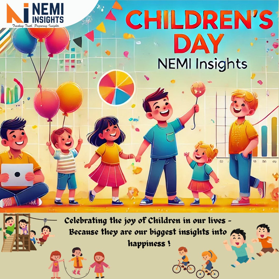 NemiInsights's tweet photo. Celebrating the joy of Children in our lives -
Because they are our biggest insights into
happiness !

 Happy Children's Day ! 

#nemiinsights https://t.co/nzuxlcp7NK