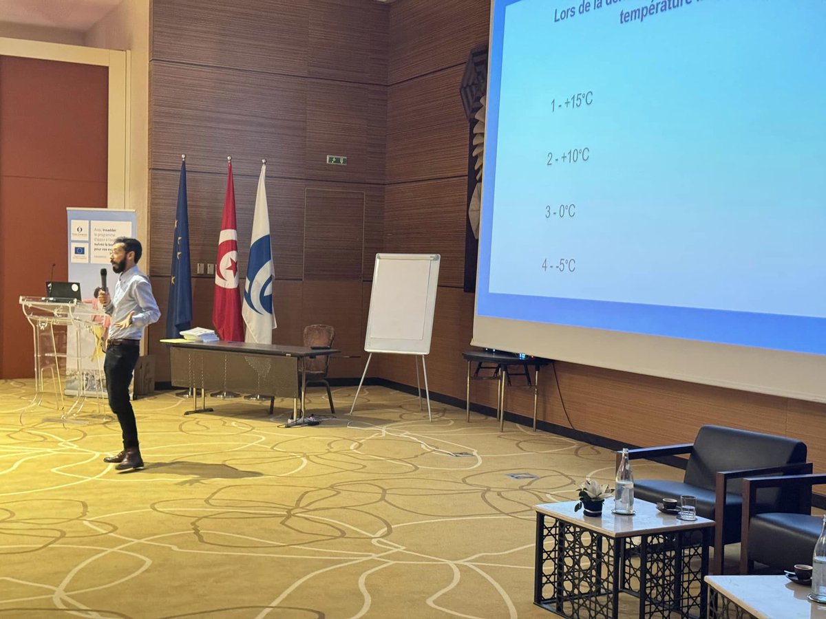 Dans le cadre de #INSADDER, le Ministre du Commerce, M. Samir Abid, a lancé une formation sur comptabilité carbone pour les PME. L'🇪🇺 s'engage aux côtés de la 🇹🇳 pour soutenir la décarbonation des PME afin qu'elles prospèrent sur les marché européen/mondial
<a href="/EBRD/">The EBRD</a>
#EUinTunisia