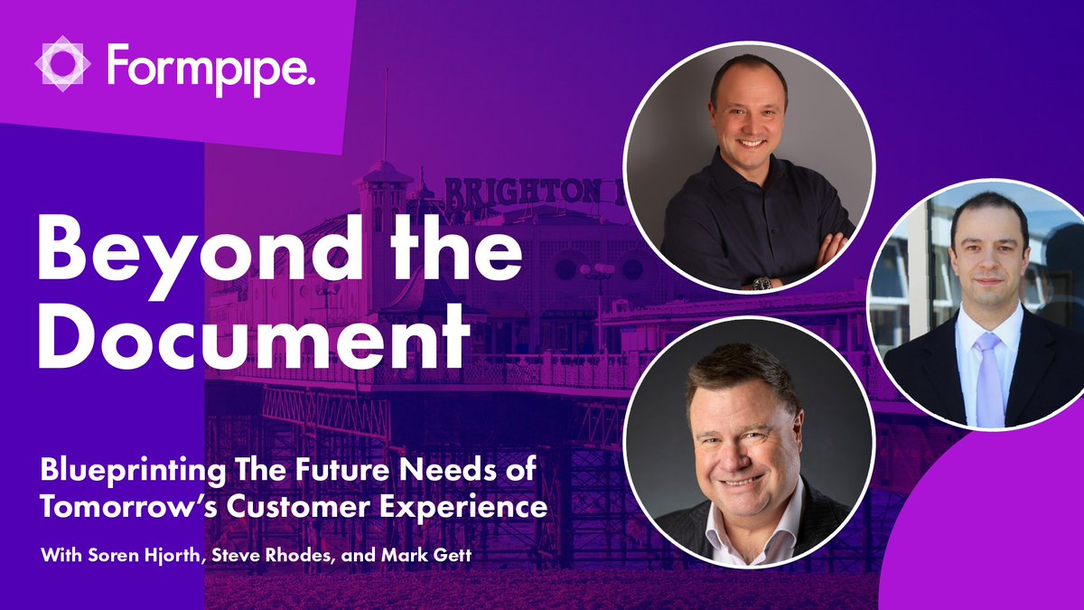 Formpipe's tweet image. Anticipating customer needs five to ten years ahead can be challenging. 🤯

#BeyondTheDocument is back! Delve into how businesses can stay ahead through AI, hyper-personalisation, and forward-thinking strategies. 🎙️

Listen to the full episode 👉 formpi.pe/btd037