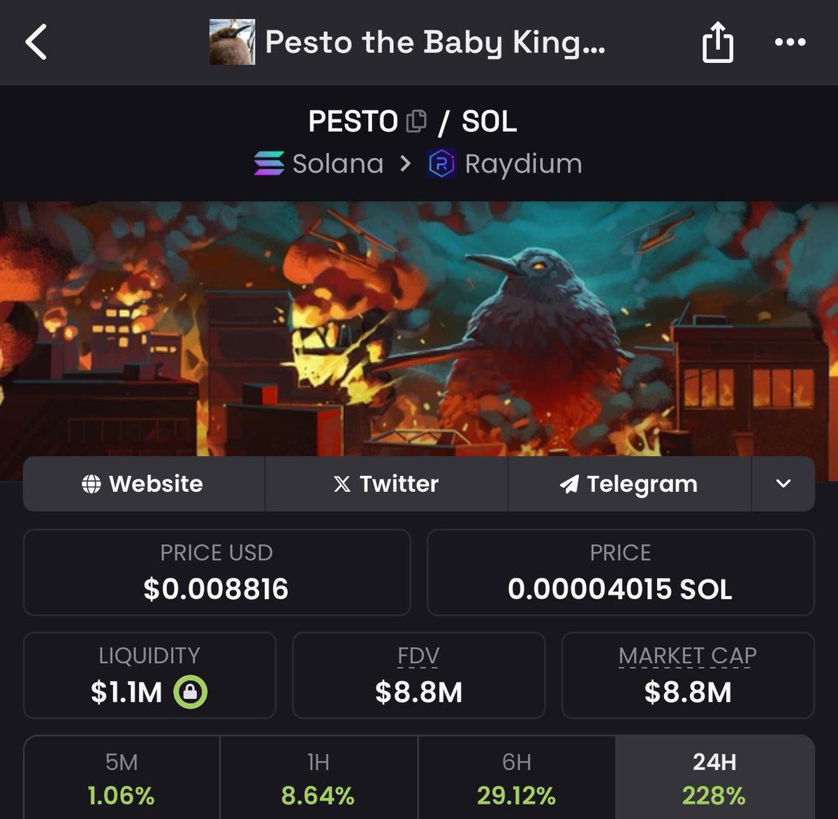 With $PESTO Mooning alongside Moodeng i aped the best beta play catching bids rn $ATLAS (50K MC) which previously has ATH 2.5M

$ATLAS is a Viral Seaworld Penguin Similar to $PESTO (Sealife Aquarium) 

i’m Sleeping on this dnt rug me

275gHC7WqaeccZSHJ86mjPYzrKzmTVTXjWeHgttjpump