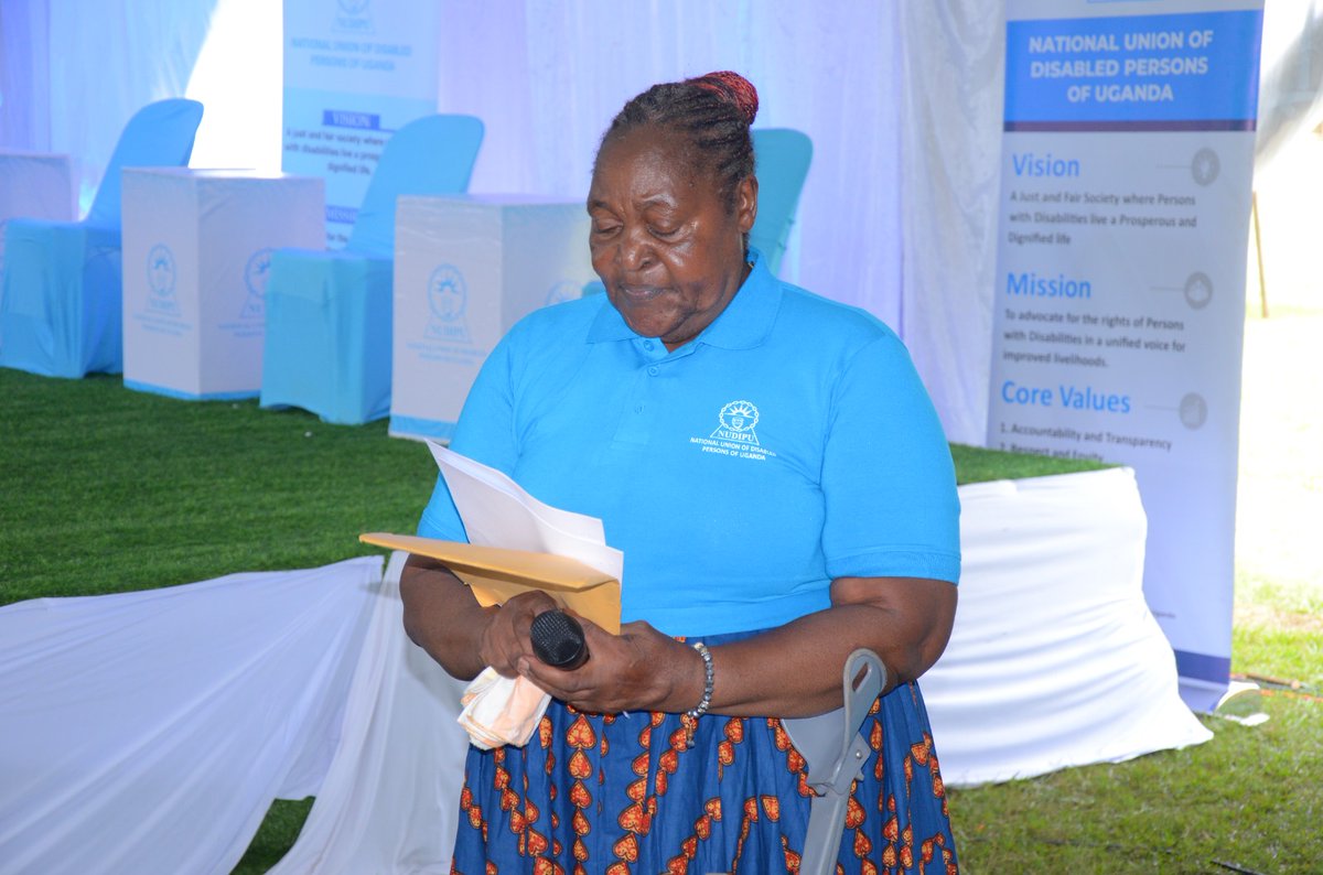 YekoyadaUG's tweet photo. The #NUDIPUAdvocacyDay2024 has successfully kicked off at Bishop West Primary School in Mukono .
Representatives from different associations of persons with disabilities, donors, and media are all gathered here. 
Theme: Food Security For All Regardless of Ability. 
Do join us 🙏 https://t.co/LND0Z8R46A