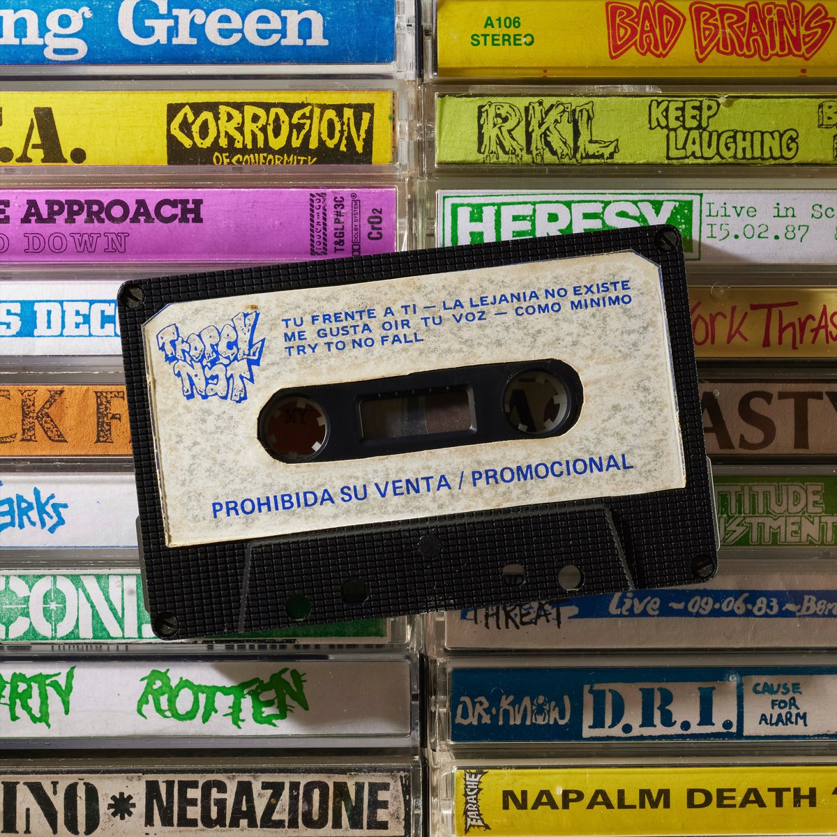 Tropel Nat “Demo 11 Tracks, 1989 / 35 Aniversari
Remastered + 3 Bonus Tracks�Coeditada amb @elforatrecords i @littlejanshammerrec
Edició limitada de 300 còpies
Inclou un Fazin
#preorder 
bcstore.bcoredisc.com/.../vinyl/demo…