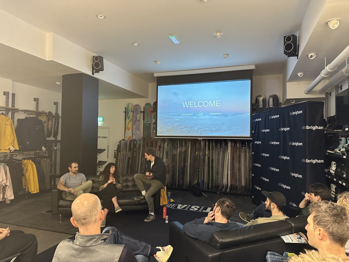 Epic evening watching the Breaking Trails: Blind Ascent film last night <a href="/ellis_brigham/">Ellis Brigham</a> Covent Garden. A great short film and a really interesting discussion with
<a href="/JesseDufton/">Jesse Dufton</a> <a href="/rachelsarah_m/">Rachel Sarah</a>. Left super inspired!