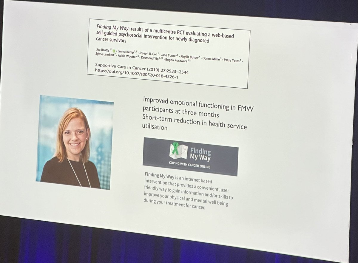 molmesele's tweet photo. @Lisa_Beatty @COSAoncology @FIMHWell @EmmaBKemp1 Your excellent work was also featured by the award recipient Prof Turner! Keep shining Lisa https://t.co/3fJGbkb08d