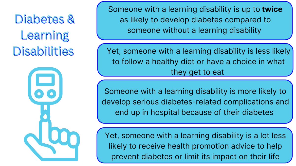 Patrina Loughran (@pateeney) on Twitter photo On #World DiabetesDay2024 it is important to be aware of the prevalence of diabetes in the learning disability population. RNLDβs play a vital role in supporting individuals including proper understanding of the condition & good self-management to ensure the best quality of life On #World DiabetesDay2024 it is important to be aware of the prevalence of diabetes in the learning disability population. RNLDβs play a vital role in supporting individuals including proper understanding of the condition & good self-management to ensure the best quality of life
