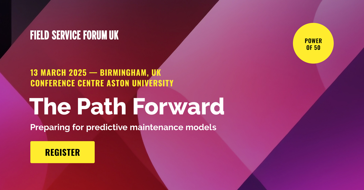 FSNewsUK's tweet image. 📢 UK #fieldservice pros, big news! #FieldServiceForum - Power of 50 returns in March 2025! We’ll cover #predictivemaintenance, sustainability’s economic impact, and more. 

50 exclusive seats—apply today: bit.ly/fsuk25po50

#manufacturing #fsm #fieldservicemanagement