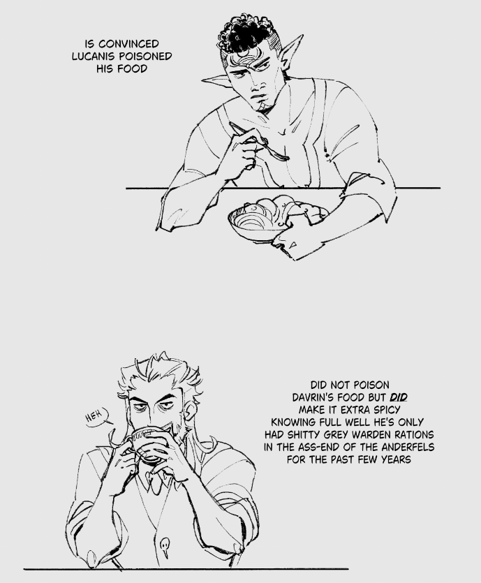 i have 100 hours in this game already and these 2 are my favorites #DragonAgeVeilguard