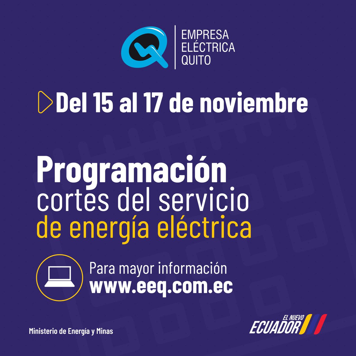 Empresa Eléctrica Quito tweet media