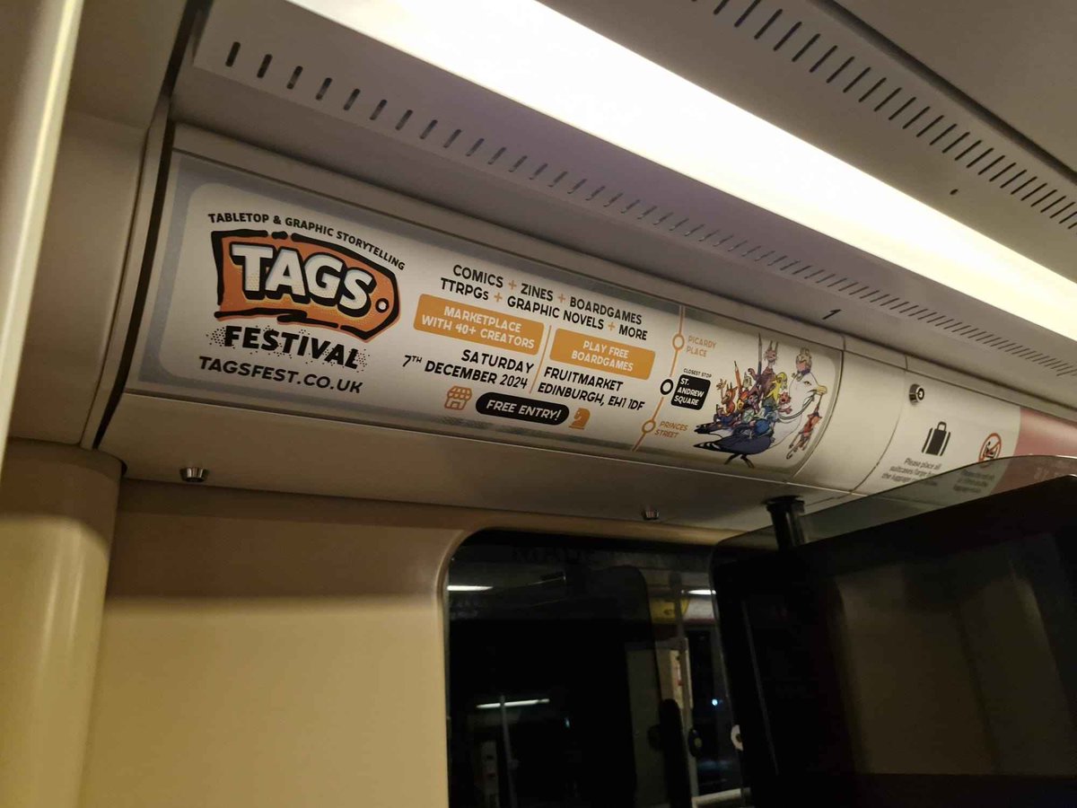 TAGSfestival's tweet photo. Our tram ad is live! If you spot it in the wild, please snap a picture and send it to us! https://t.co/XBt2Wb77Vw