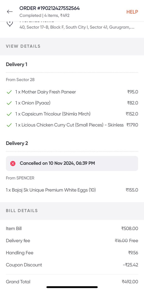 SambitMohantysm's tweet photo. @SwiggyInstamart - need refund for in form of coupon for 190212427552564

1) defective capsicum as part of Delivery 1
2) Eggs not delivered as part of Delivery 2

If you are unable to process refund, please send that money to @harshamjty . https://t.co/dzKZv5gtEI
