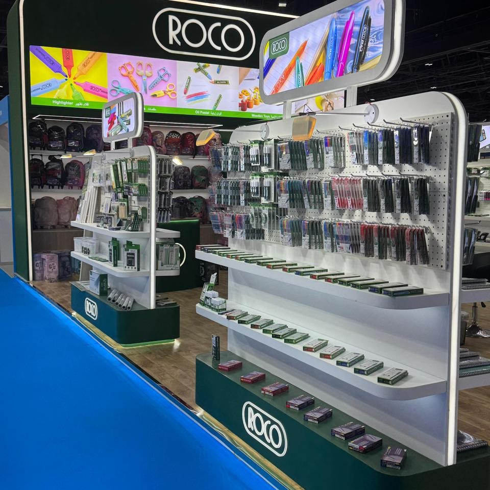 Roco_ME's tweet image. أصدقاء روكو، زوروا جناحنا في معرض #paperworldMEA دبي، واكتشفوا منتجاتنا وأدواتنا الرائعة لنلهم ونبتكر معاً 💡💚

متواجدين في المركز التجاري العالمي من 12 - 14 نوفمبر