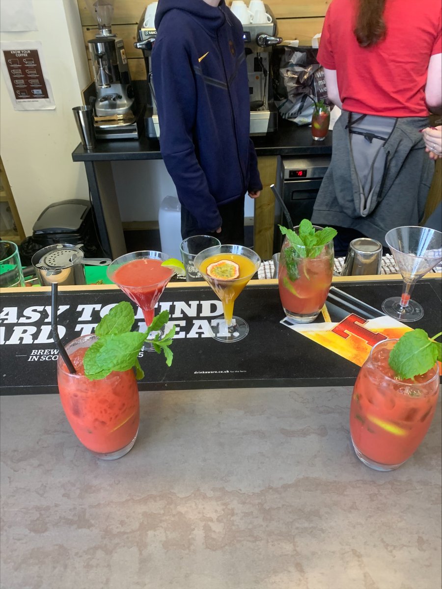 Ellice_FARE's tweet photo. Shaken, Stirred, &amp; Served! 🍹 Our Customer Service team got creative today with some amazing mocktail magic. Cheers to teamwork and tasty sips! #TeamBonding #MocktailMagic https://t.co/ljoTTg654H