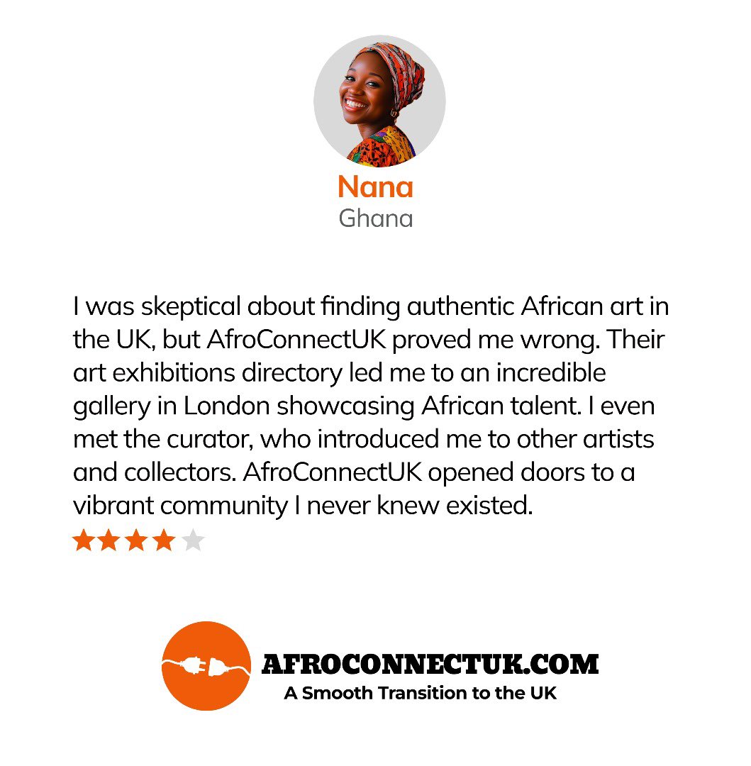 AfroConnectUK's tweet photo. Success stories in finding community through AfroConnectUK. Discover what AfroConnectUK can do for you!

Click the link now to experience a smooth transition to the UK.

https://t.co/YfimcEEBxx

#AfroConnectUK #SmoothTransitions #Testimonials https://t.co/5hpJPgvnoh