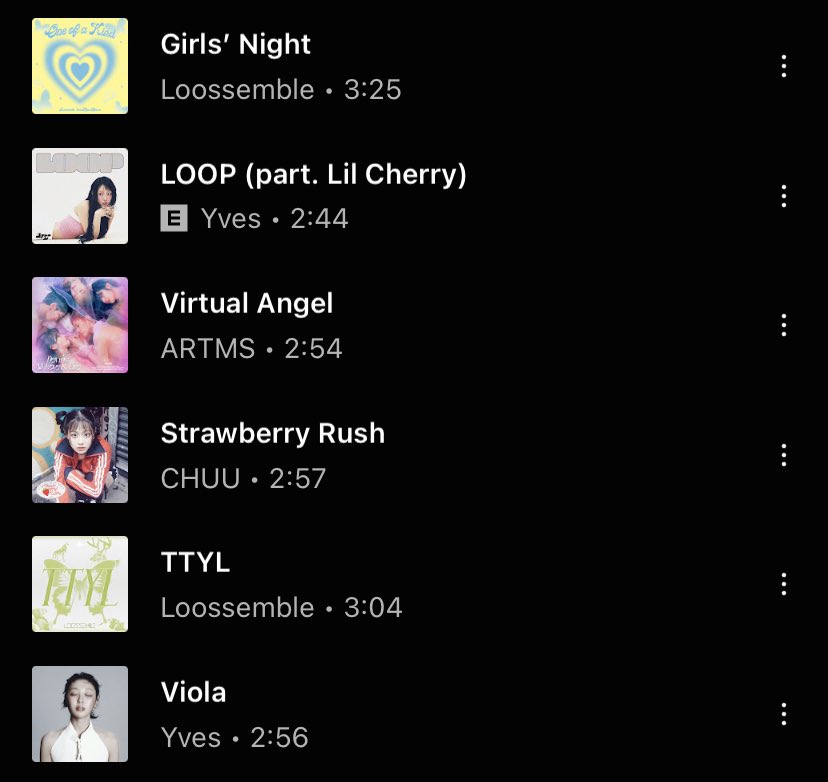 this title track run is insane… i love loona so much