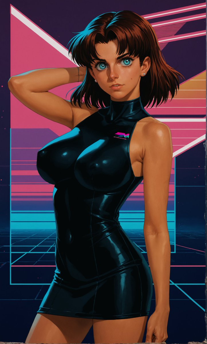 elAinear0's tweet photo. #scifi #vaporwave #retro #anime #LSES_AI #AI美女 #aigenerated https://t.co/xiiThOWePW