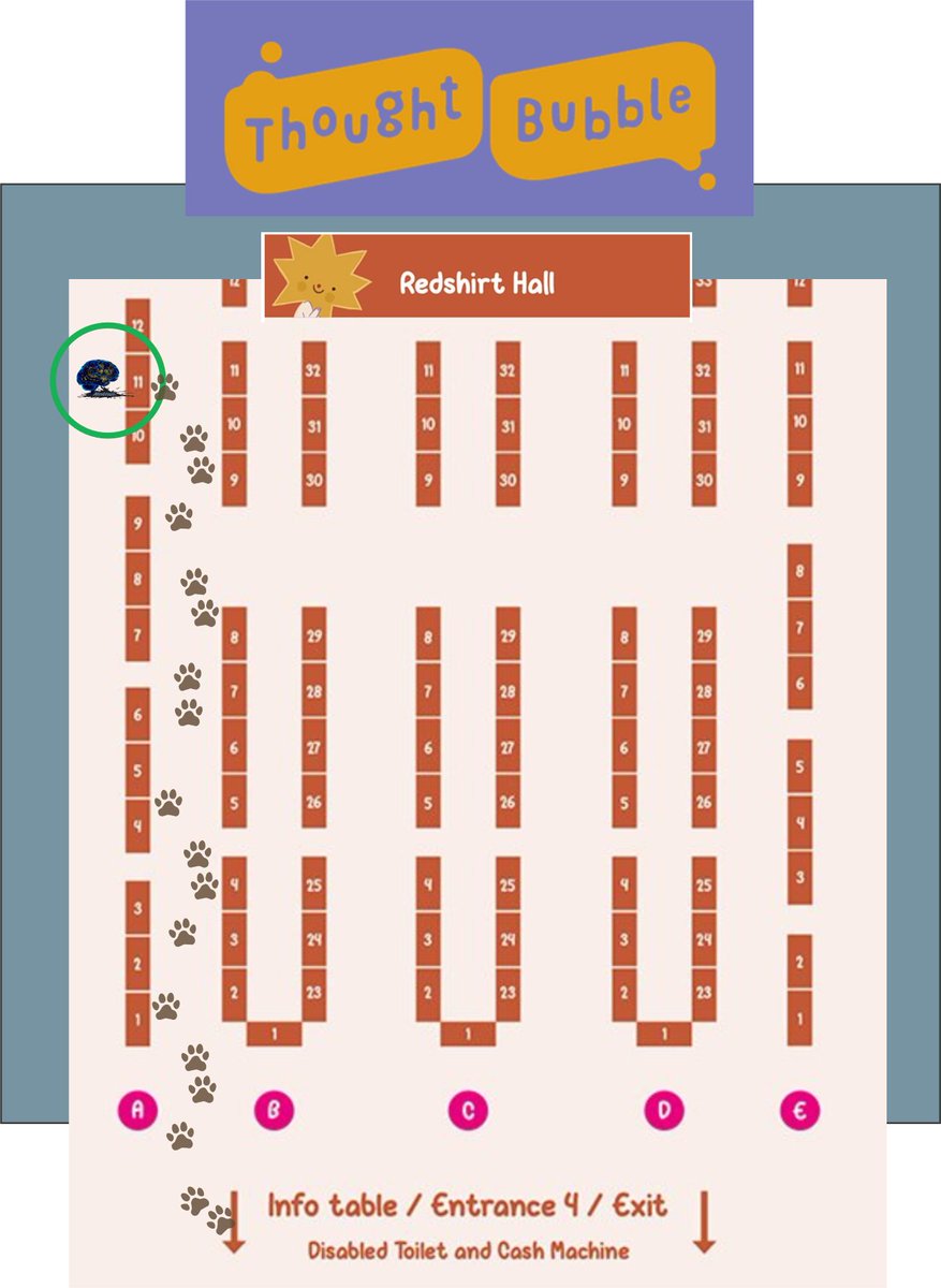 Making your lists and checking them twice? Who you gonna see at <a href="/ThoughtBubbleUK/">Thought Bubble Festival</a> this weekend? #comics #cats #dystopia #archeology #steampunk #jewellery Redshirt Hall, Table A11, and hi-five us on the dancefloor!  mindstainshop.com