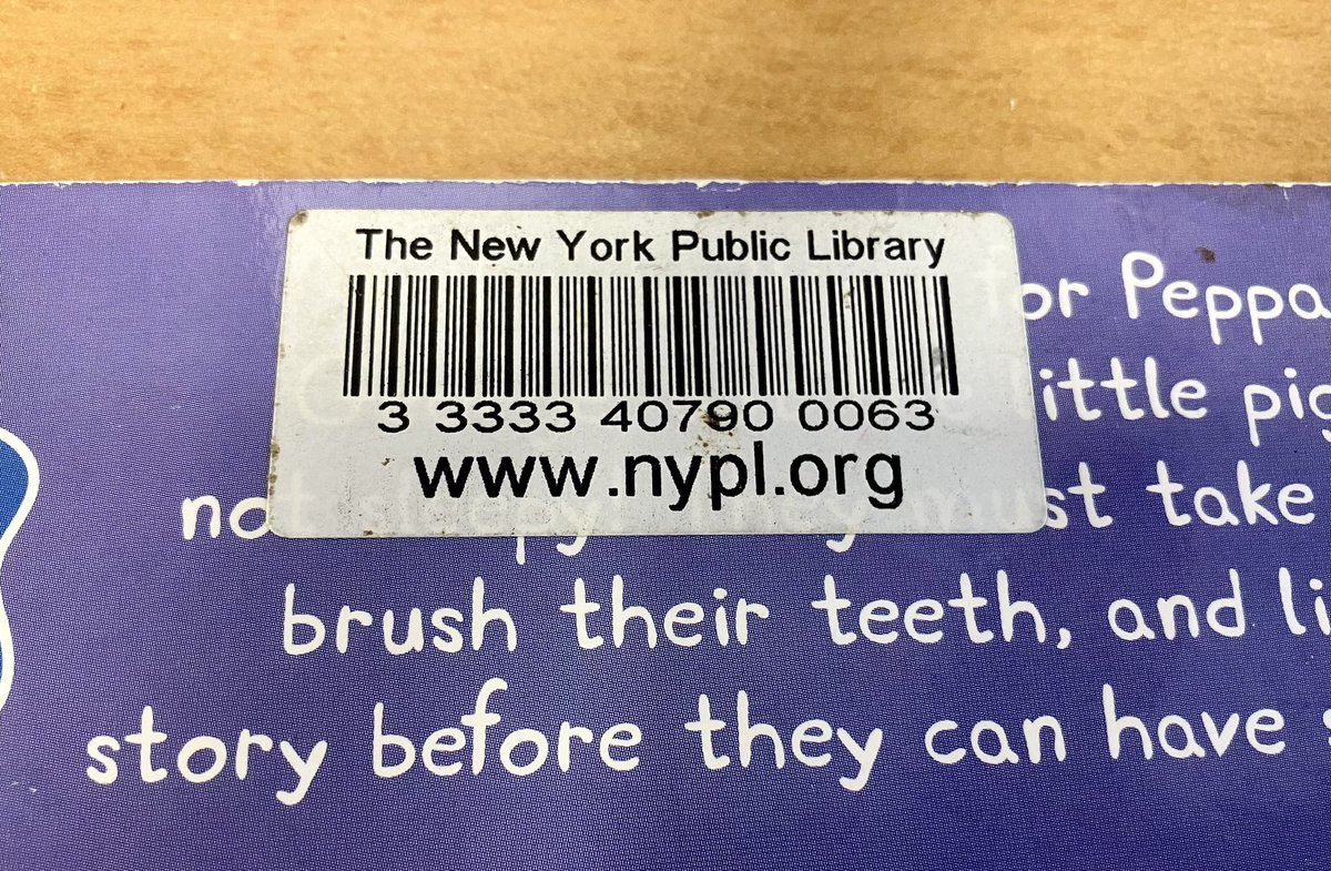 Shetland Library (@shetlandlibrary) on Twitter photo Bedtime for Peppa? Peppa Goes on Holiday more like. This book was borrowed from New York Public Library and returned here. That is just a *bit* of a stretch for an inter-library loan 🙂
<a href="/nypl/">NY Public Library</a> Bedtime for Peppa? Peppa Goes on Holiday more like. This book was borrowed from New York Public Library and returned here. That is just a *bit* of a stretch for an inter-library loan 🙂
<a href="/nypl/">NY Public Library</a>