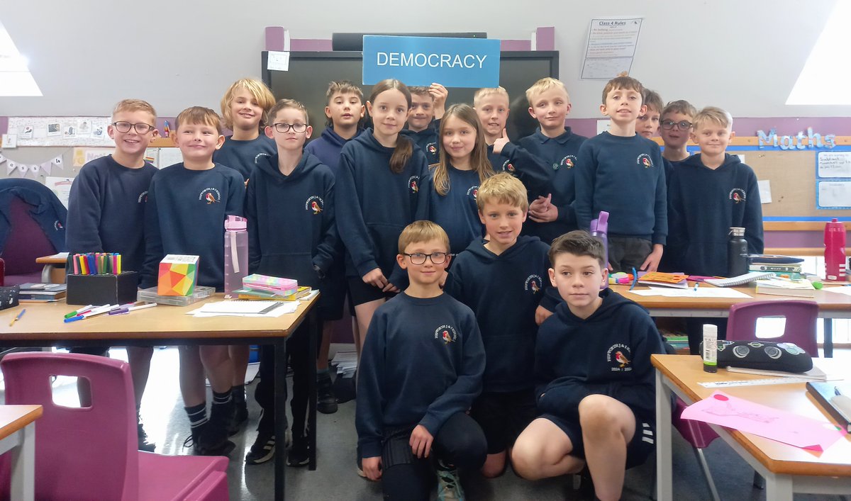 What a super exchange with Class 4 <a href="/hepworth_i/">Hepworth J & I School</a> 

🌱We've helped them understand the basics of local democracy including how they can get involved.
🌱They've helped us learn what life is like Hepworth &amp; surrounding areas &amp; how they feel about getting involved.

Thank you 🌱👏
