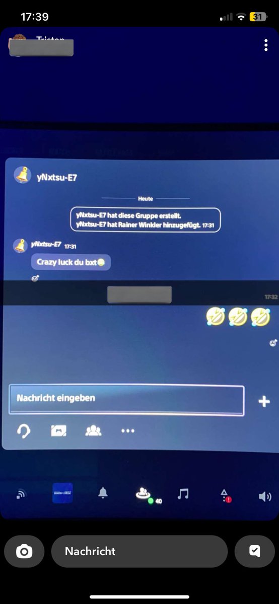 yNxtsu-E7 kriegt nh Überfahrt und ist Dan toxic😭