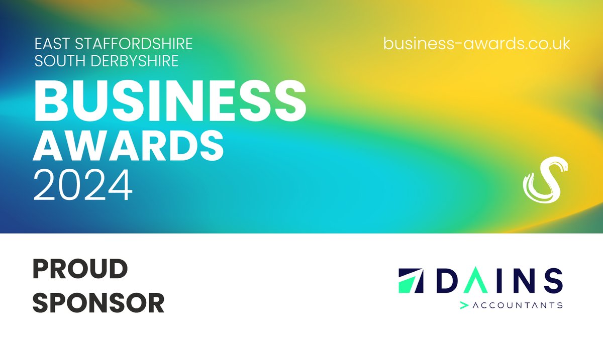 🍀Good luck to all the finalists at tonight's East Staffordshire and South Derbyshire Business Awards. We're proud to be sponsoring this year's 'Business of the Year' award, where the winner will be announced at tonight's prestigious gala.🏅✨ #BusinessAwards2024 #SupportLocal