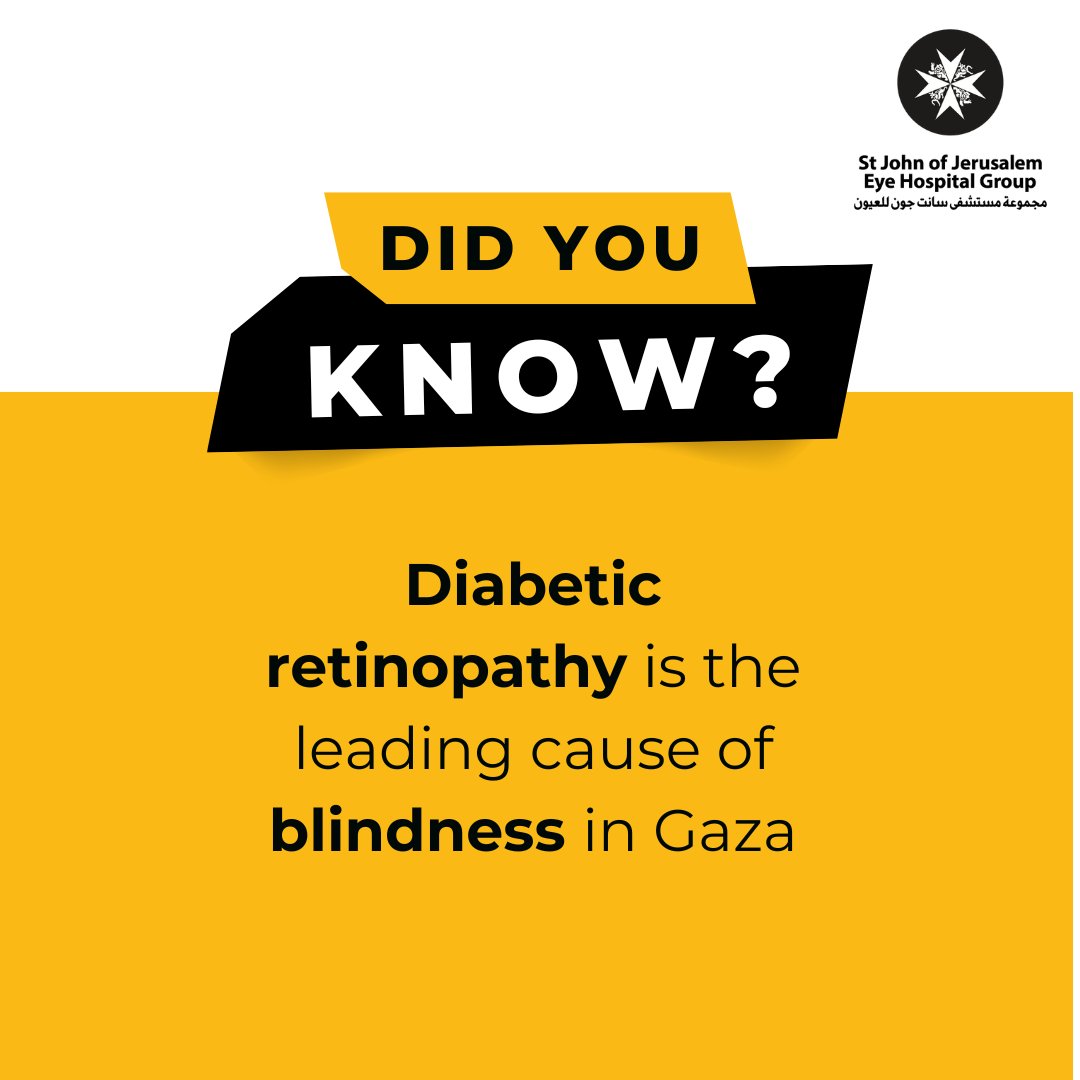 Our diabetic retinopathy program is currently our main focus in Gaza, with 23,000 patients treated since April. 

With your help we can treat the leading cause of blindness in Gaza. Donate today: shorturl.at/8yFEC 

#WorldDiabetesDay #DiabetesAwareness #DiabeticRetinopathy