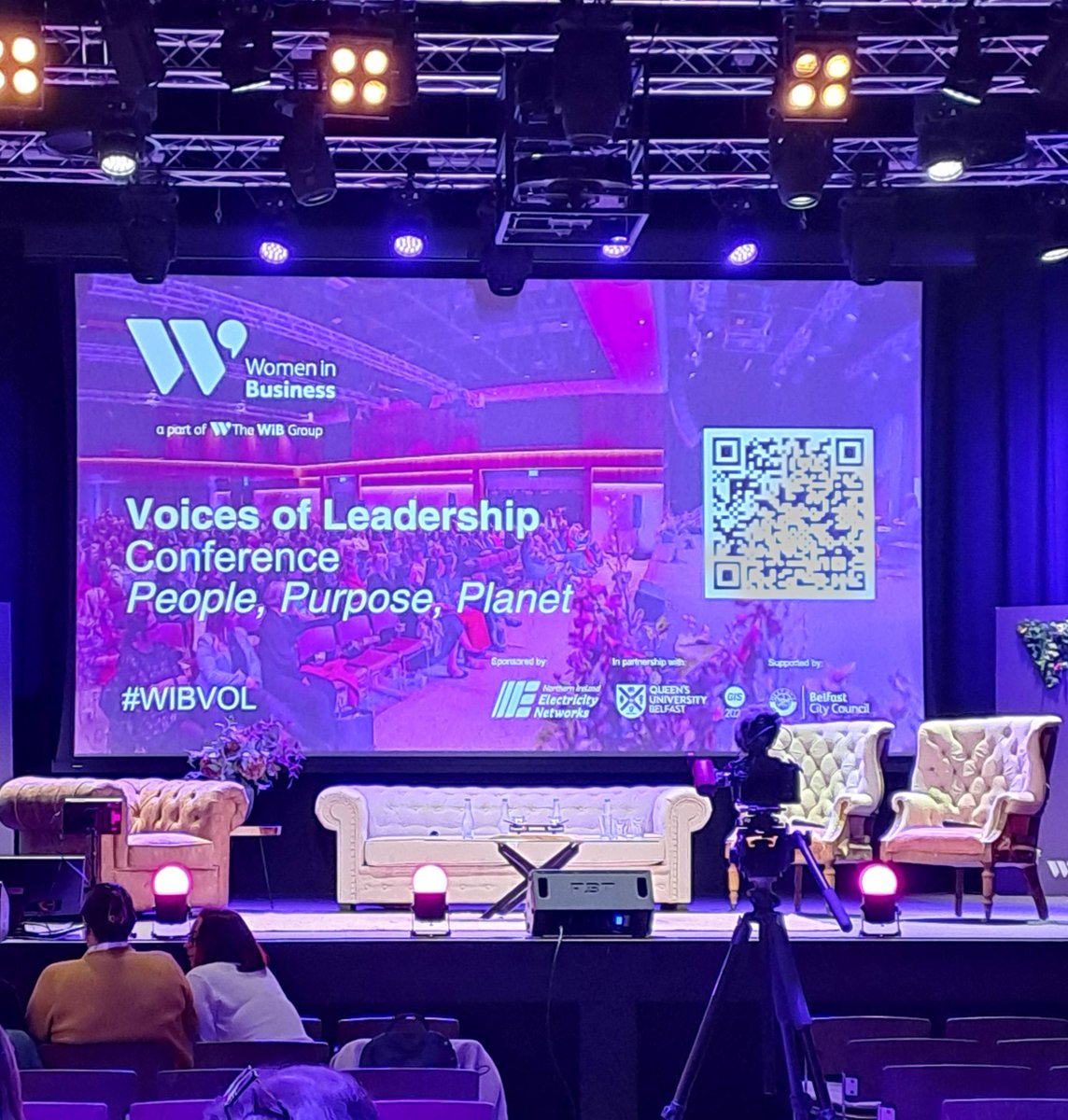 We are attending the Women in Business Voices of Leadership Conference today. Looking forward to a day of great speakers. Today's theme. People, Purpose, Planet.

#WIBVOL