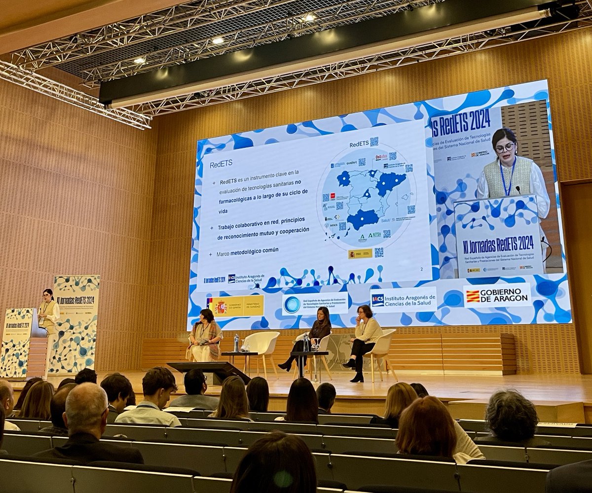 Soledad Isern <a href="/s_iserndeval/">Soledad Isern de Val</a> del <a href="/iacs_aragon/">IACS (Salud-Aragón)</a> nos habla hoy de la importancia del uso de datos de la vida real en RedETS #RedETS #ETS #JornadasRedETS2024 #realworlddata #datosdevidareal