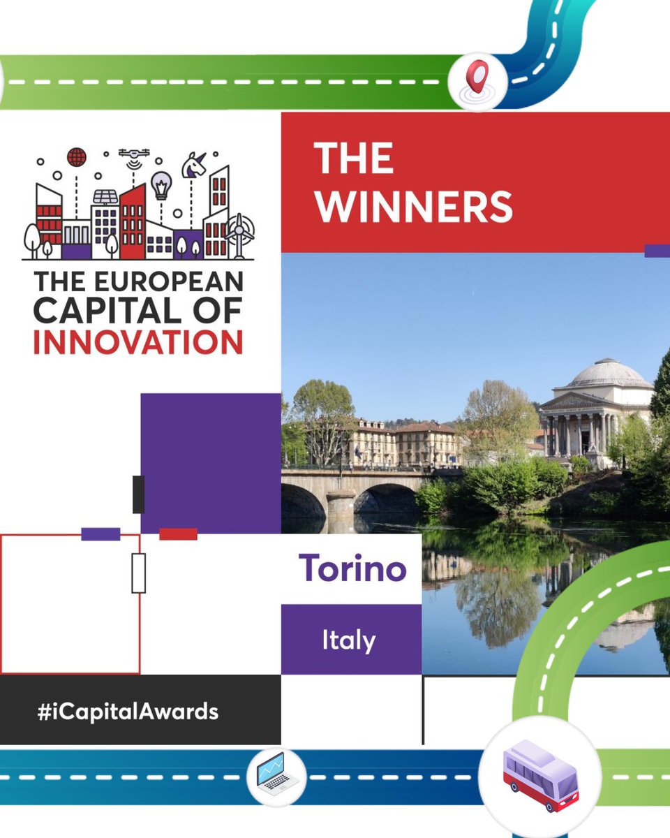 Torino è la Capitale Europea dell’Innovazione 2024!🏆
Leggi l’articolo su <a href="/TorinoClick/">TorinoClick</a>: torinoclick.it/territorio/e-t…
<a href="/GTT_Torino/">GTT Torino</a> <a href="/unito/">Università di Torino</a> <a href="/PoliTOnews/">Politecnico di Torino</a> <a href="/LinksFoundation/">Fondazione LINKS</a> <a href="/5Tlive/">5T</a> <a href="/piemonteinnova/">Fondazione Piemonte Innova</a> <a href="/twitorino/">Città di Torino</a> <a href="/EU_Commission/">European Commission</a> <a href="/TOSocialimpact/">Torino Social Impact</a> <a href="/fogliettachiara/">Chiara Foglietta</a> <a href="/lorusso_stefano/">Stefano Lo Russo</a> <a href="/EU_EISMEA/">EISMEA</a>