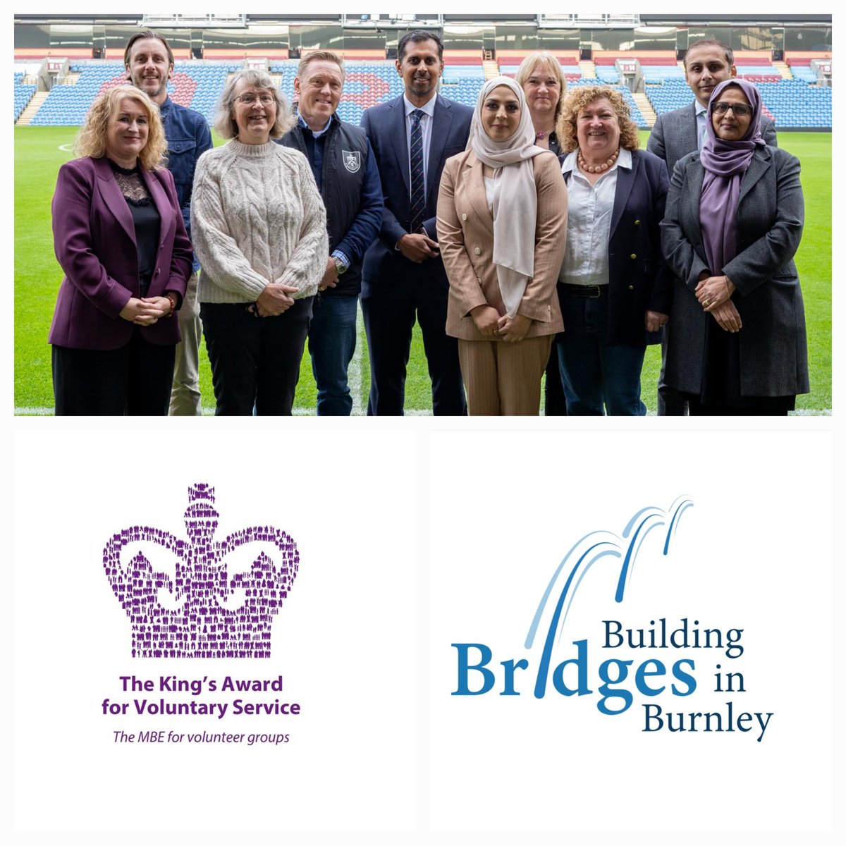 B_B_Burnley's tweet image. We are delighted to be awarded the @KingsAwardVS Thank you to our partners, volunteers & trustees for their dedication and support in uniting our communities @BurnleyFC_Com @burnleycouncil @BurnleyOfficial @afrasiab_anwar @PLumsden @Sajda_Majeed @Lizcarnelley @nearneighbours