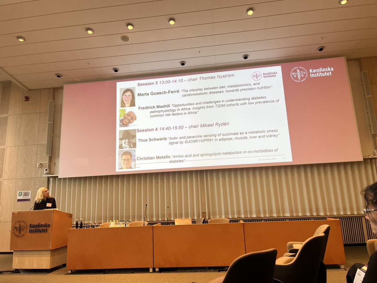 Marta Guasch, PhD (@martaguasch1) on Twitter photo Very exciting to give a talk at Diabetes Day 2024 at Karolinska Institutet <a href="/karolinskainst/">Karolinska Institutet</a> along with inspiring speakers! #diabetesday #Karolinska Very exciting to give a talk at Diabetes Day 2024 at Karolinska Institutet <a href="/karolinskainst/">Karolinska Institutet</a> along with inspiring speakers! #diabetesday #Karolinska