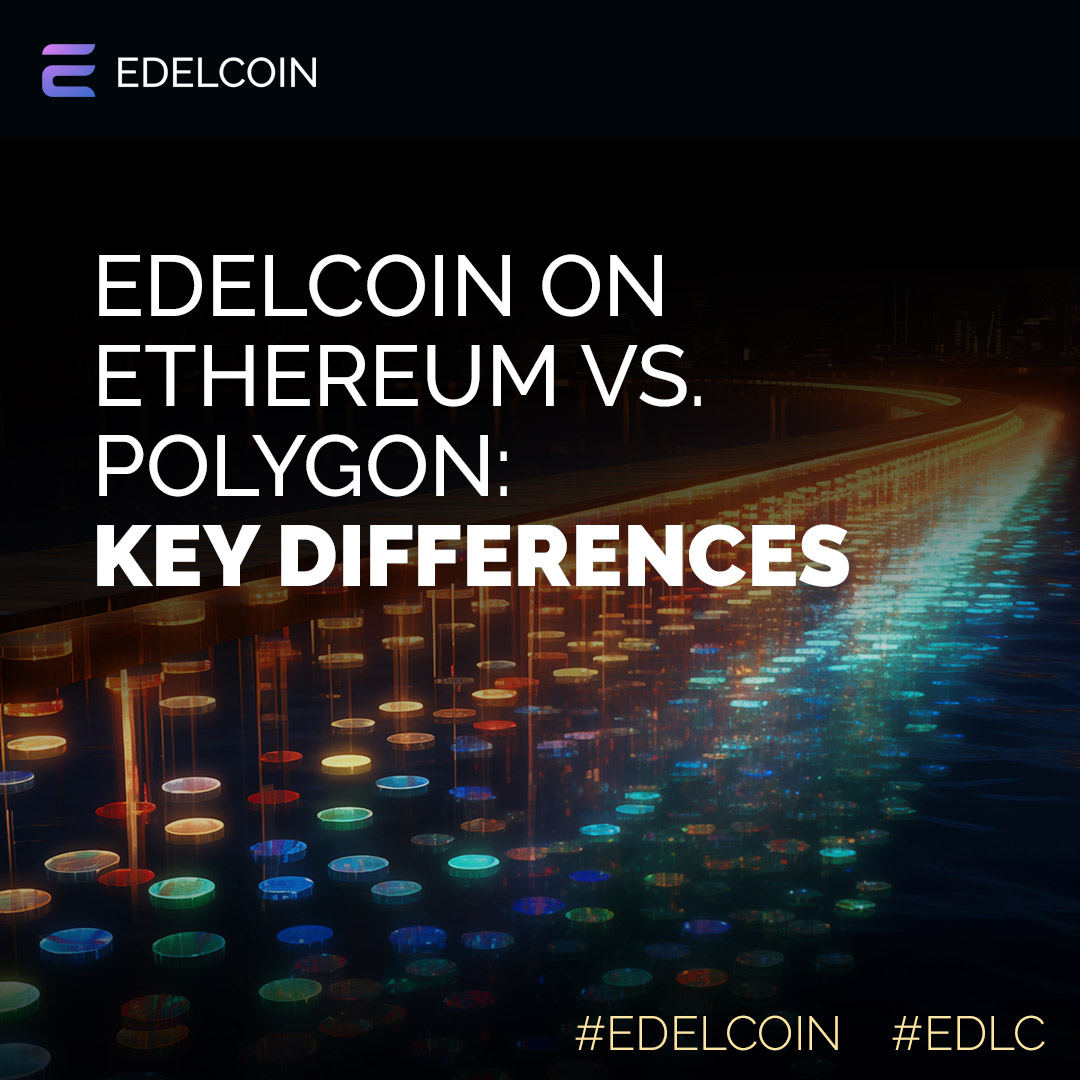 Edelcoin leverages both #Ethereum and #Polygon to offer flexibility. Ethereum provides high security and decentralization, while Polygon enables faster, low-cost transactions—ideal for frequent payments. #Blockchain #Edelcoin #CryptoPayments