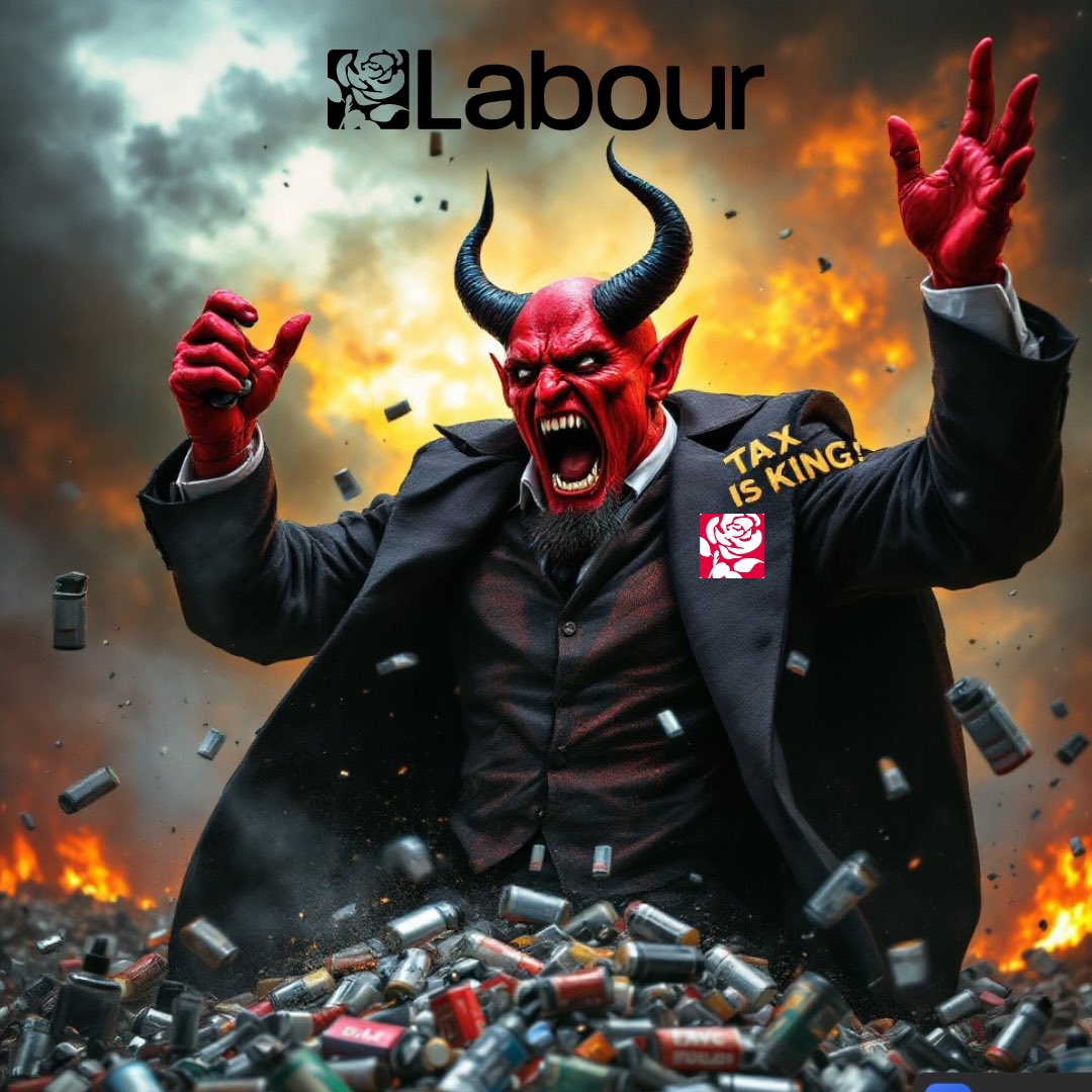 cloudkingvapes's tweet photo. The worst news . The proposed tax will kill the UK industry and lead millions back to smoking or illicit black market products

@UKLabour @wesstreeting 

#StayHealthy #smokefree #Vapes #tax https://t.co/FqWcbg67uQ
