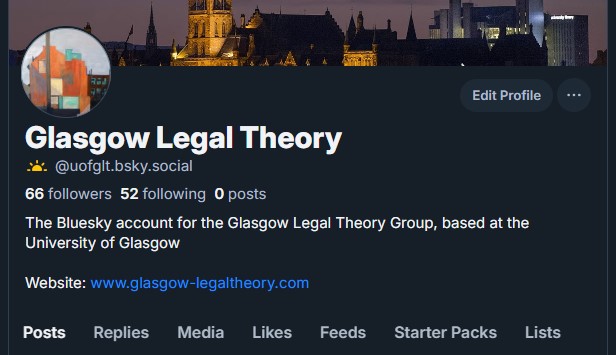 Glasgow Legal Theory tweet media