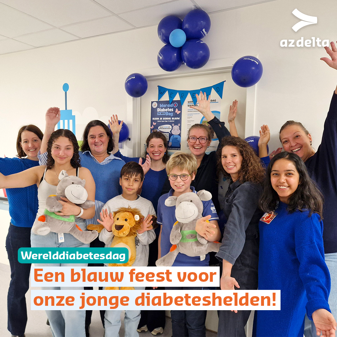az_delta's tweet photo. 💙 Vandaag vierden we een blauw feest voor onze jonge diabeteshelden! Ons kinderdiabetescentrum biedt zorg en begeleiding op maat voor kinderen, jongeren en hun ouders. Ontdek meer: https://t.co/FTiCRzkkFK #azdelta #wdd2024 #wdd #werelddiabetesdag #blauwvoordiabetes https://t.co/aluT8jga17