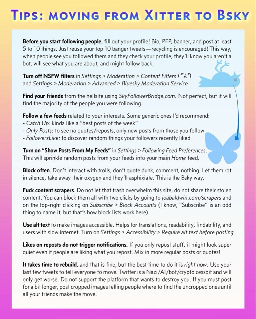 The second blue sky wave is happening! I migrated a year ago, but science Twitter has just started to take off over there, and it's great. Follow me at matthholden.bsky.social. Some good advice from estebanjq.bsky.social below to help your transition