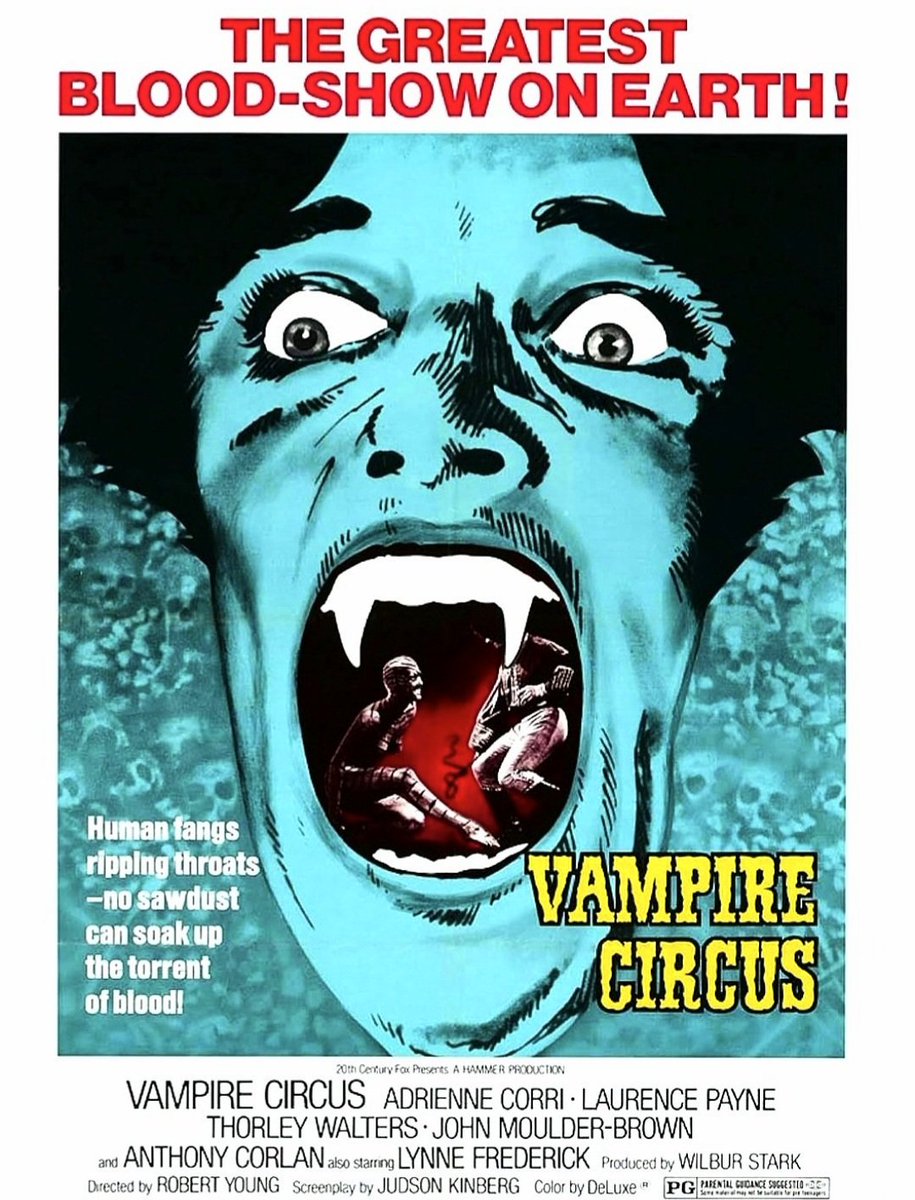 Rousing carnival carnage from Hammer packed with imagination and dripping in Kensington Gore. Utterly inspired big top bloodshed. 1972
#horrorcommunity #horrorfamily #horrormovie #horrorfilm #horrorfam #classichorror #horroraddict #horrorfan #mutantfam #hammerhorror #horror #film