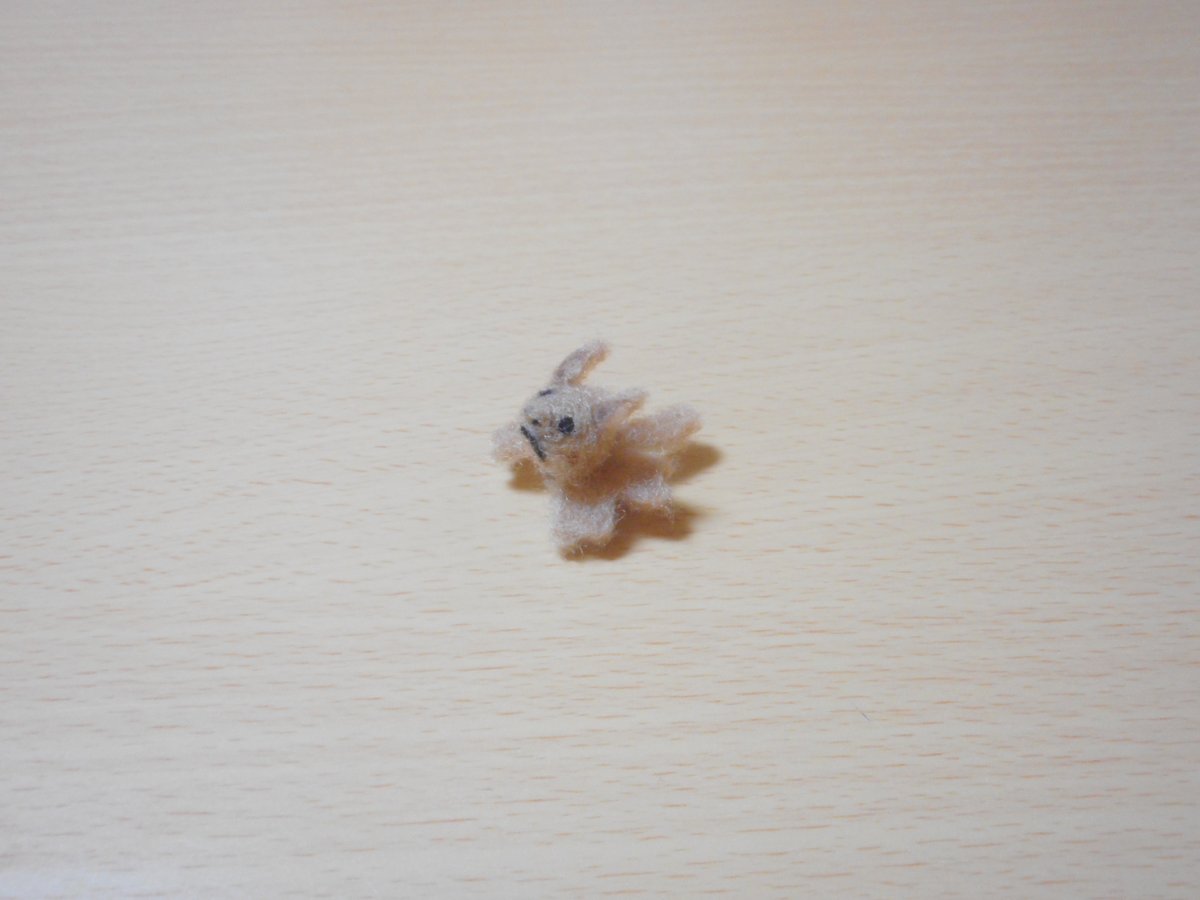 amarimyouga's tweet photo. ムササビ埴輪。
 #羊毛フェルト #はにわ #土器 https://t.co/7Qjdbww8AJ