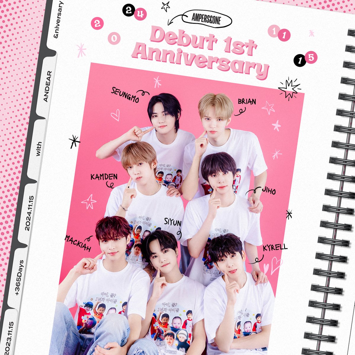 FNC_ENT's tweet photo. [Anniversary] #앰퍼샌드원데뷔1주년 #AMPERSANDONE_1st_Anniversary
2024.11.15 #AMPERSANDONE 의 데뷔 1주년을 축하해주세요♡
@_AMPERSANDONE_ https://t.co/pMG4BZlPOv