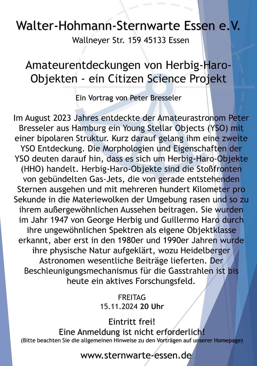 Morgen berichtet Amateur-Astronom Peter Bresseler in unserer Sternwarte über seine Entdeckung. 🤓👍🏼🔭
#astronomy #space #weltraum #deepsky #citizenscience