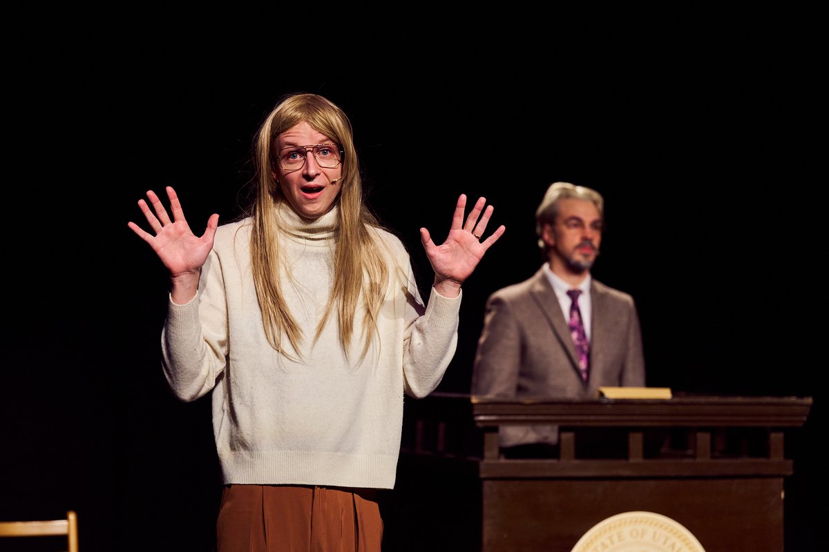 🎭 REVIEW 🎭 ⭐️⭐️⭐️ ⭐️ 🎭

GWYNETH GOES SKIING at Live Theatre as part of UK tour 

📖 thespyinthestalls.com/2024/11/gwynet…

“a warm, welcome and camp night of theatre ... masterfully silly and creative”

#RecommendedShow #GwynethGoesSkiing

📷 Jonny Ruff