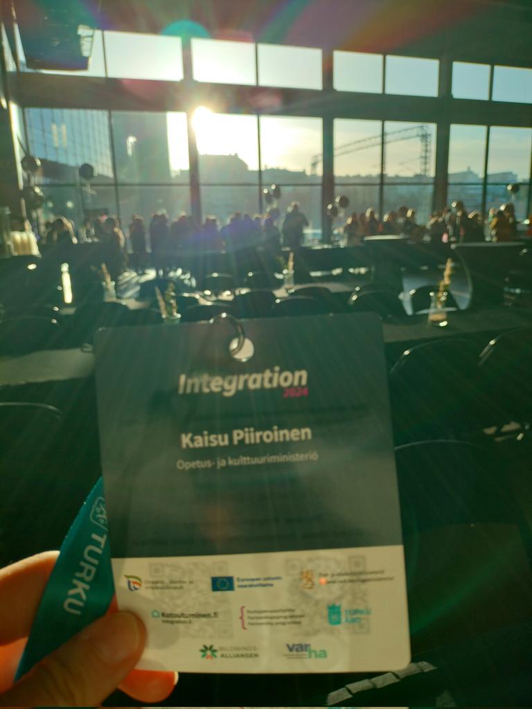 Upea Logomo! Hienot kaksi päivää edessä monipuolisten maahanmuuton, kotoutumisen ja osaamiseen liittyvien teemojen äärellä. #integration2024